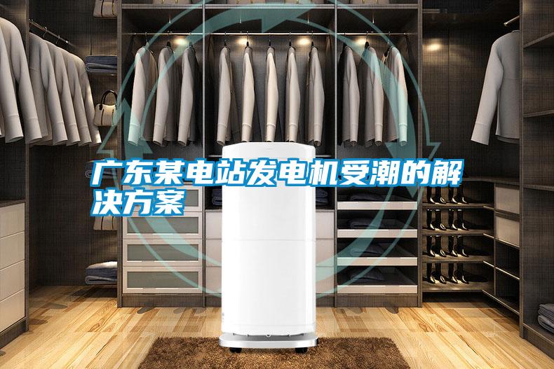 廣東某電站發電機受潮的解決方案