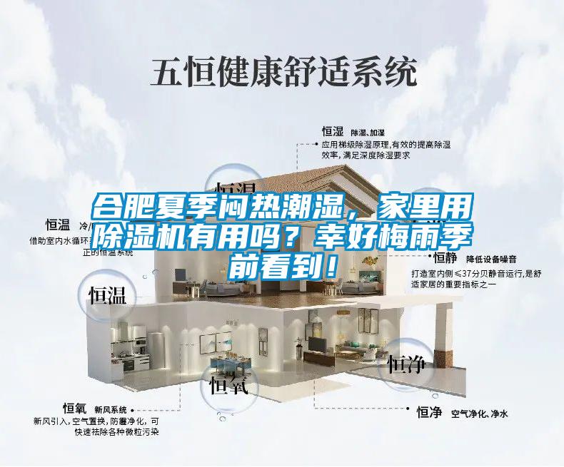 合肥夏季悶熱潮濕，家里用除濕機有用嗎？幸好梅雨季前看到！