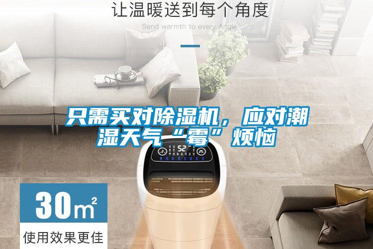 只需買對除濕機，應對潮濕天氣“霉”煩惱