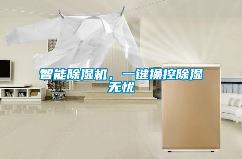智能除濕機，一鍵操控除濕無憂