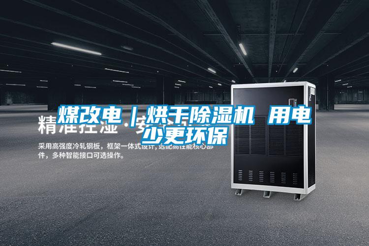 煤改電|烘干除濕機 用電少更環保