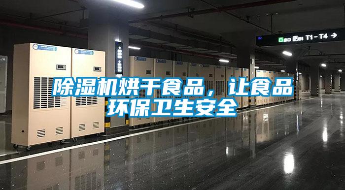除濕機烘干食品，讓食品環保衛生安全