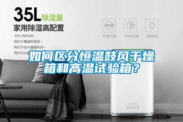 如何區(qū)分恒溫鼓風干燥箱和高溫試驗箱？