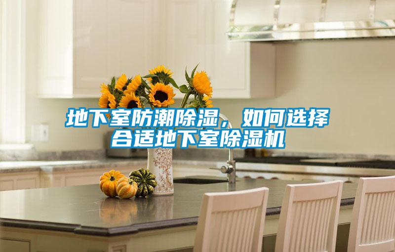 地下室防潮除濕，如何選擇合適地下室除濕機
