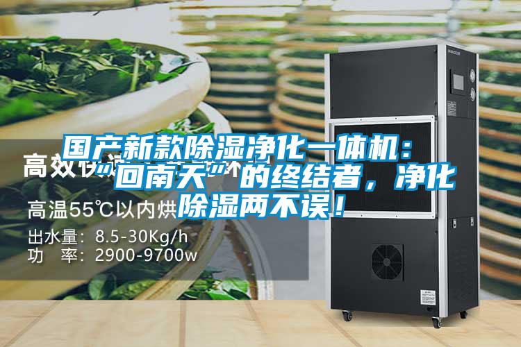 國產(chǎn)新款除濕凈化一體機:“回南天”的終結者,凈化除濕兩不誤!