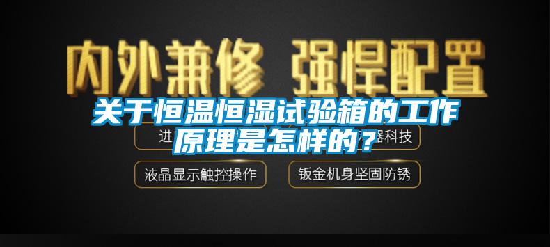 關于恒溫恒濕試驗箱的工作原理是怎樣的?