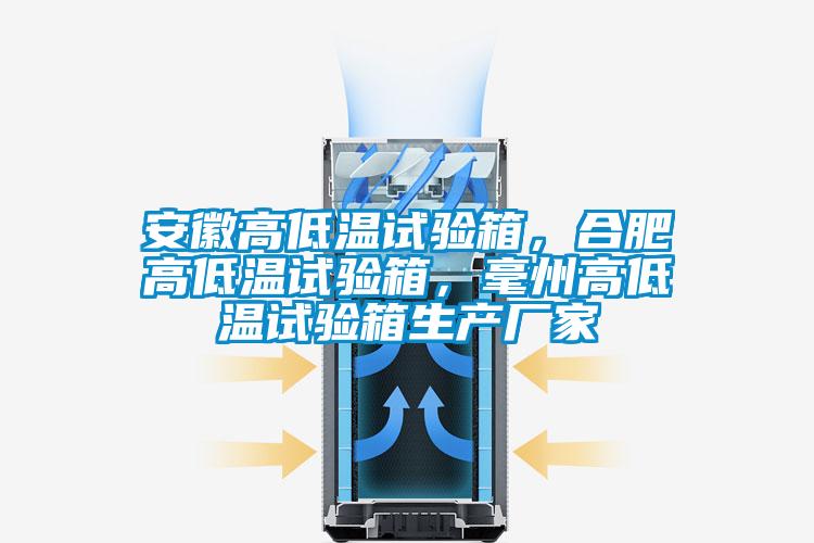 安徽高低溫試驗箱,合肥高低溫試驗箱,毫州高低溫試驗箱生產廠家