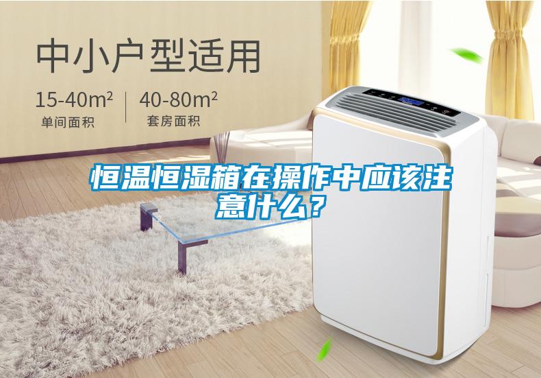 恒溫恒濕箱在操作中應(yīng)該注意什么?