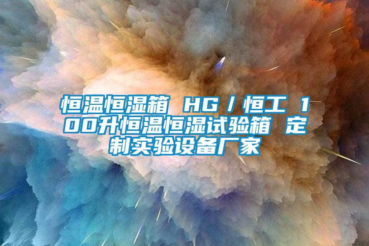恒溫恒濕箱 HG/恒工 100升恒溫恒濕試驗箱 定制實驗設(shè)備廠家