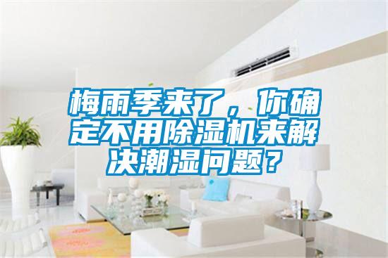 梅雨季來了，你確定不用除濕機(jī)來解決潮濕問題？