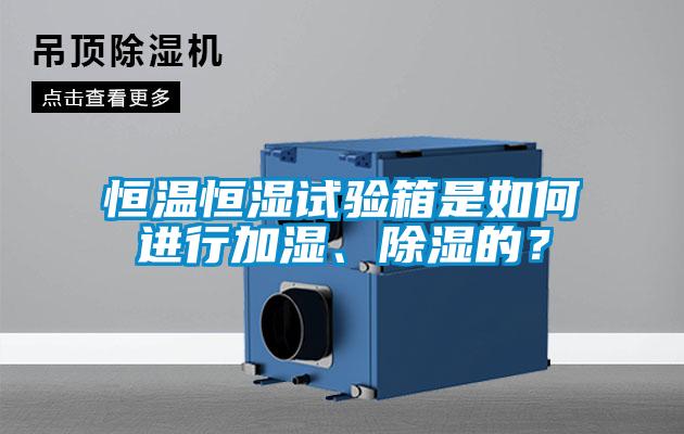 恒溫恒濕試驗(yàn)箱是如何進(jìn)行加濕、除濕的?