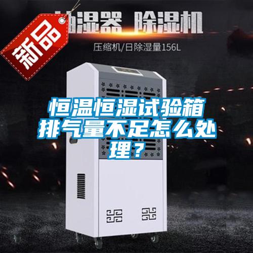 恒溫恒濕試驗(yàn)箱排氣量不足怎么處理？