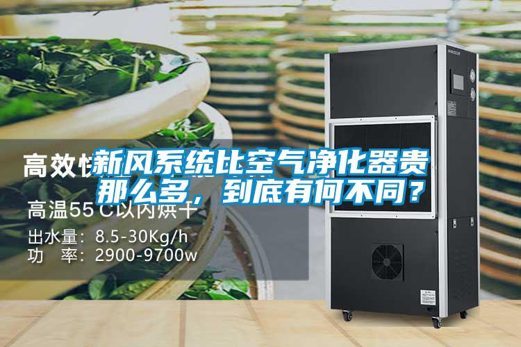 新風(fēng)系統(tǒng)比空氣凈化器貴那么多，到底有何不同？