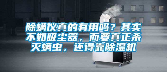 除螨儀真的有用嗎？其實不如吸塵器，而要真正殺滅螨蟲，還得靠除濕機